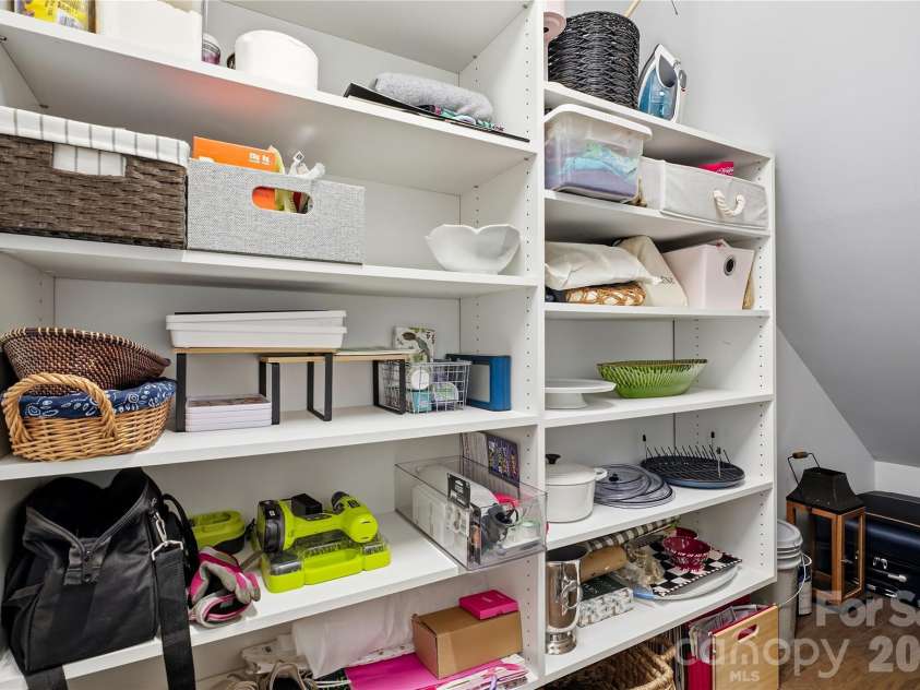16918 Summers Walk Boulevard, Davidson, NC 28036.  MLS# CAR4436252, YatesRealty ID 57810. Storage/pantry with new closet systems