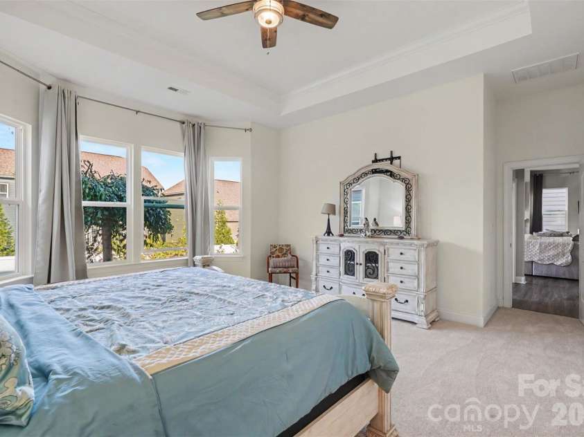 3013 Bonterra Boulevard, Indian Trail, NC 28079.  MLS# CAR4435336, YatesRealty ID 57815. Primary bedroom