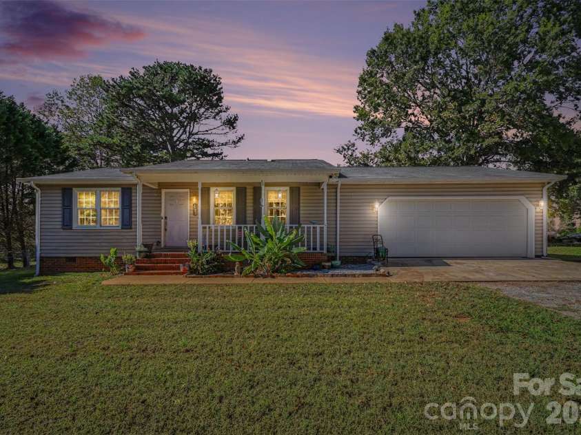 2040 Providence Church Road, Salisbury, NC 28146.  MLS# CAR4403254, YatesRealty ID 57821. Elevation at Dusk