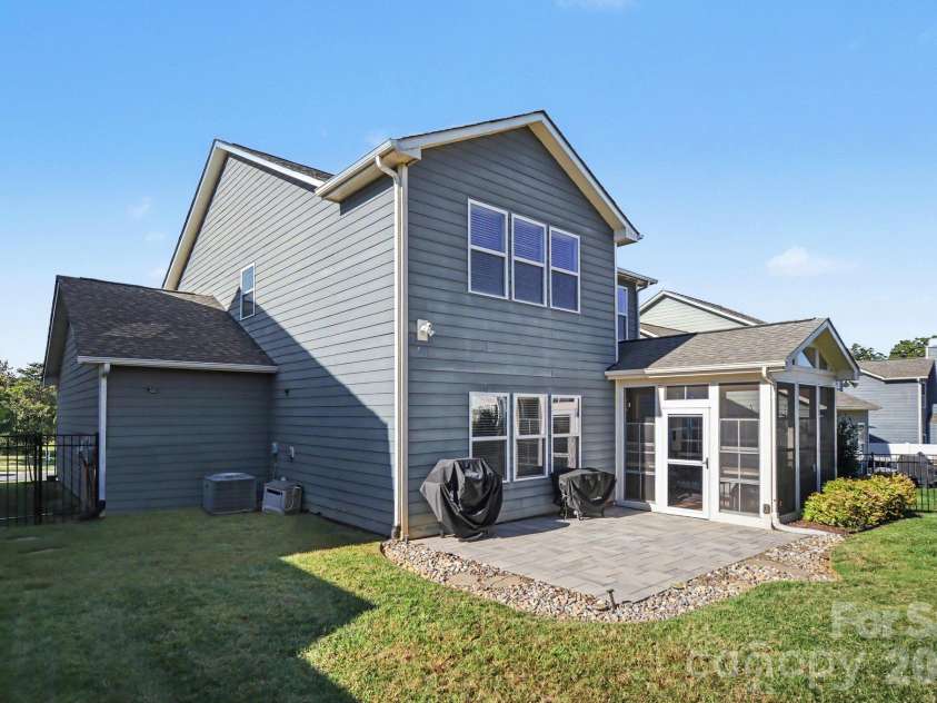4410 Huntley Glen Drive, Pineville, NC 28134.  MLS# CAR4436263, YatesRealty ID 57919. Rear View