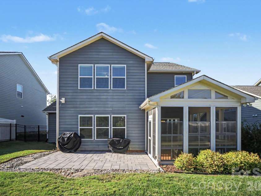4410 Huntley Glen Drive, Pineville, NC 28134.  MLS# CAR4436263, YatesRealty ID 57919. Rear View