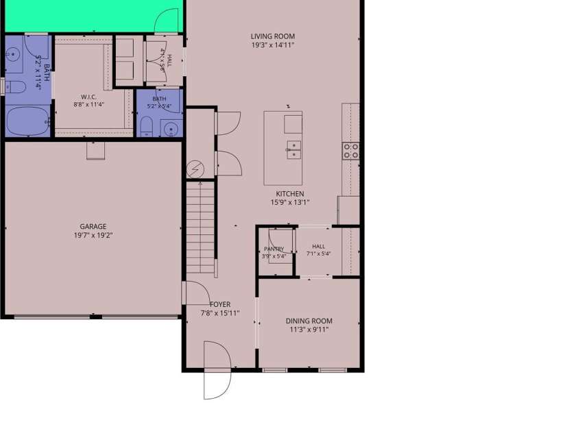 13326 Pierre Reverdy Drive, Davidson, NC 28036.  MLS# CAR4435596, YatesRealty ID 57935. First Floor