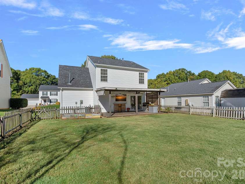 130 Camforth Drive, Mooresville, NC 28117.  MLS# CAR4434700, YatesRealty ID 57951. Backyard