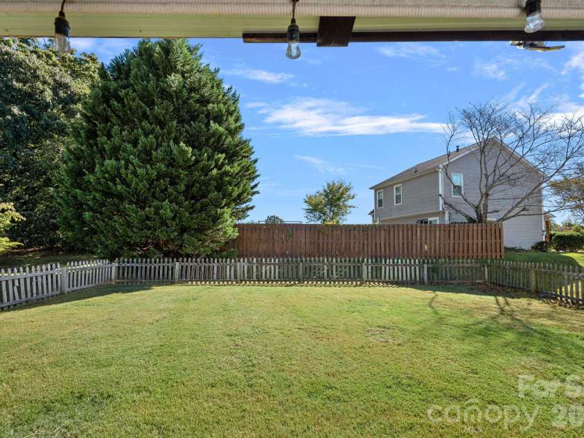 130 Camforth Drive, Mooresville, NC 28117.  MLS# CAR4434700, YatesRealty ID 57951. Fully fenced backyard