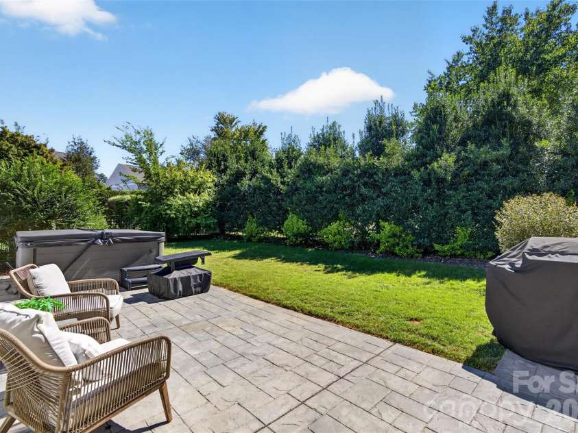 17214 Chardonnay Court, Cornelius, NC 28031.  MLS# CAR4434470, YatesRealty ID 57953. Private Fully Fenced Backyard