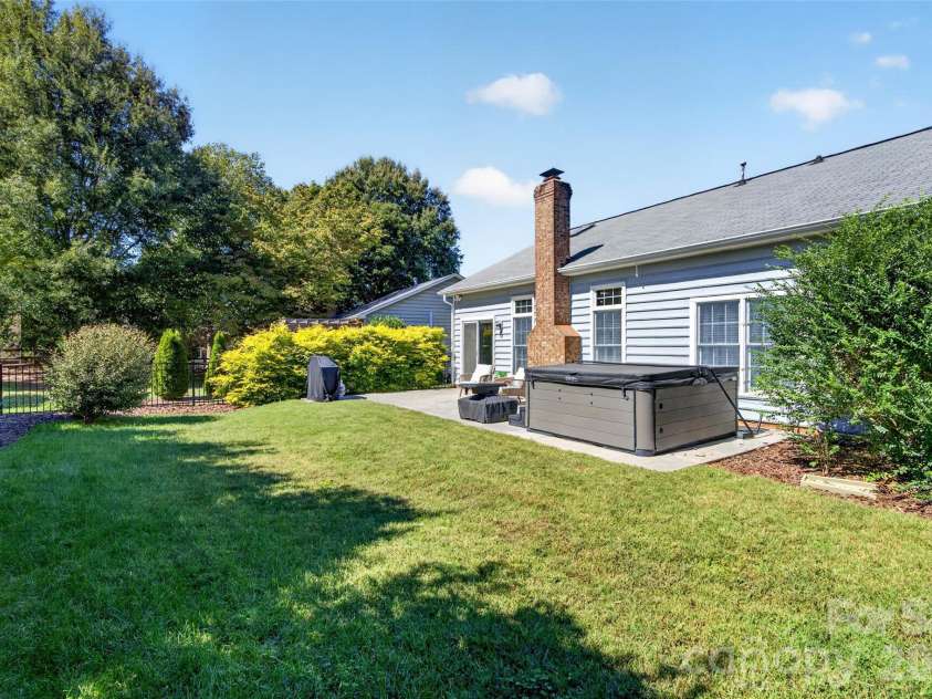 17214 Chardonnay Court, Cornelius, NC 28031.  MLS# CAR4434470, YatesRealty ID 57953. Private Fully Fenced Backyard