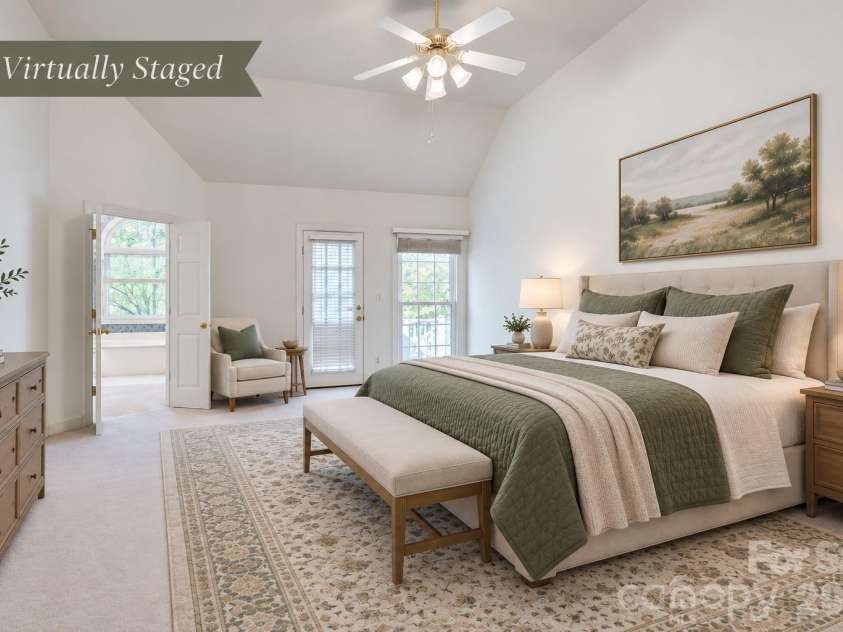 890 Lyerly Ridge Road, Concord, NC 28027.  MLS# CAR4433106, YatesRealty ID 57964. Primary bedroom stated