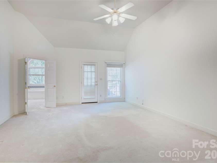 890 Lyerly Ridge Road, Concord, NC 28027.  MLS# CAR4433106, YatesRealty ID 57964. Primary bedroom with high ceilings