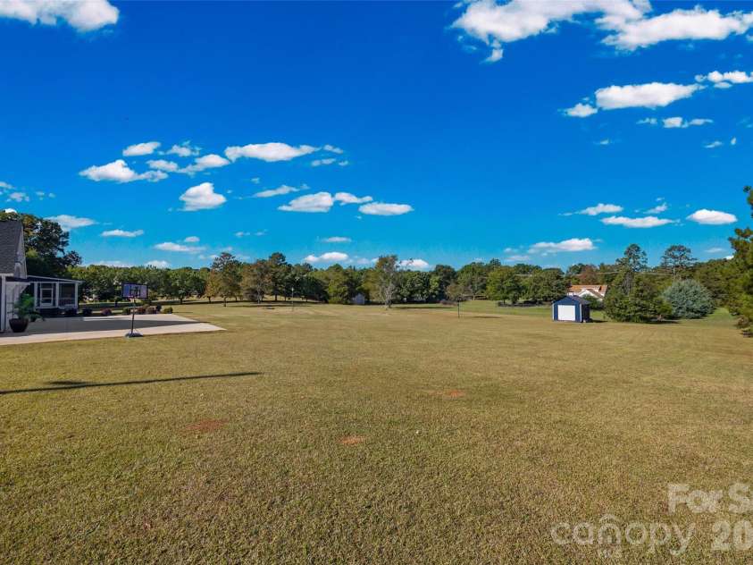 3076 Crestview Lane, Lancaster, SC 29720.  MLS# CAR4433451, YatesRealty ID 57965. Backyard