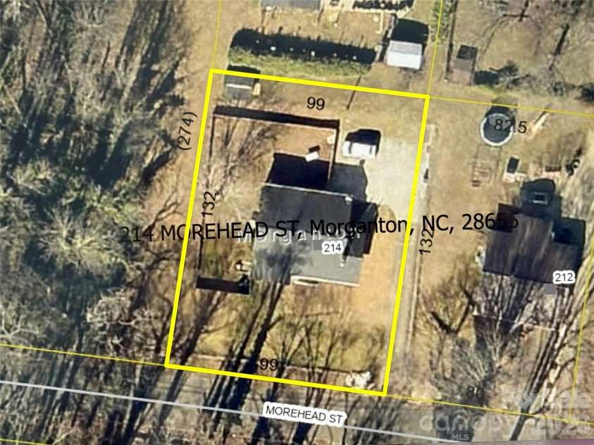 214 Morehead Street, Morganton, NC 28655.  MLS# CAR4421785, YatesRealty ID 57982. 