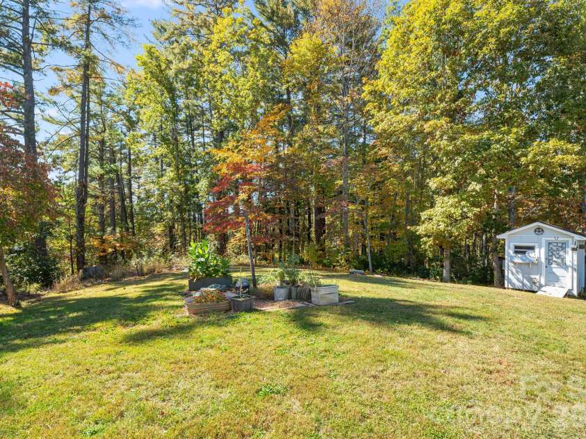 39 Brown Cove Road, Clyde, NC 28721.  MLS# CAR4433477, YatesRealty ID 57984. Garden space/Back yard