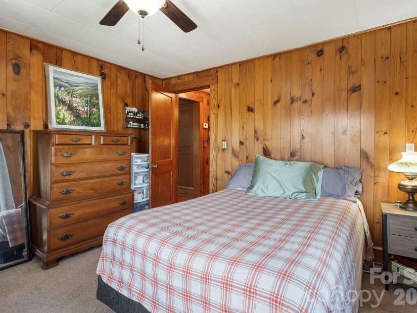 39 Brown Cove Road, Clyde, NC 28721.  MLS# CAR4433477, YatesRealty ID 57984. Main floor bedroom