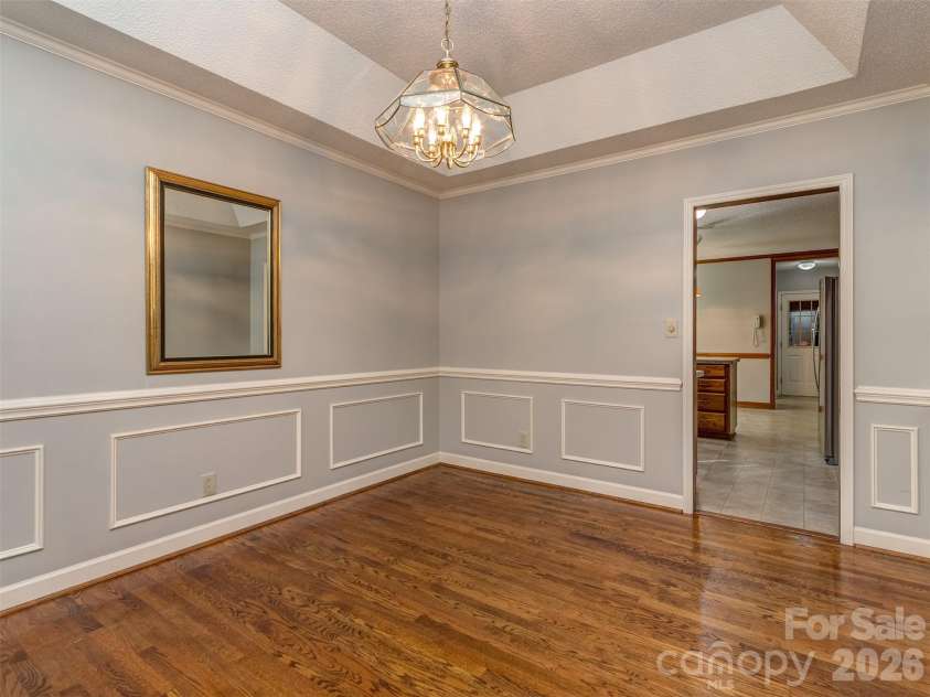 7301 Lee Rea Road, Charlotte, NC 28226.  MLS# CAR4428140, YatesRealty ID 57988. Formal Dining Room