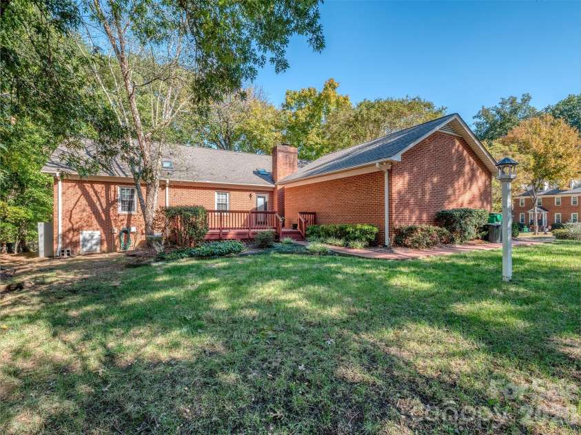 7301 Lee Rea Road, Charlotte, NC 28226.  MLS# CAR4428140, YatesRealty ID 57988. Rear Elevation