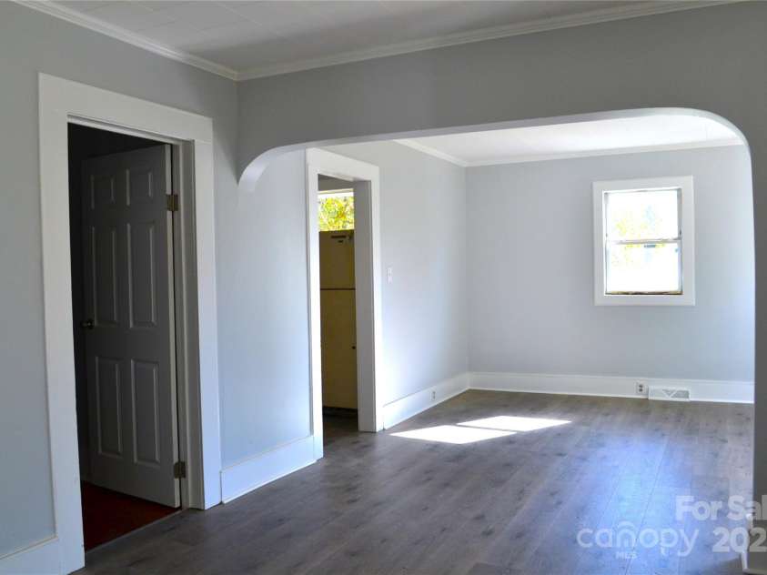 1240 Hollywood Terrace, Albemarle, NC 28001.  MLS# CAR4082586, YatesRealty ID 58. Dining room from Living room