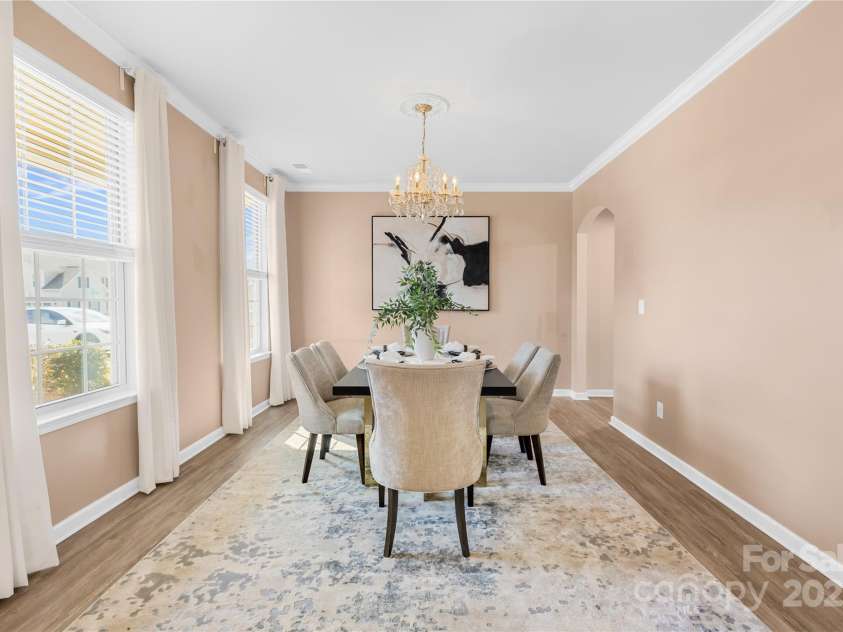 7405 Bosson Street, Concord, NC 28025.  MLS# CAR4218794, YatesRealty ID 5800. Dining room