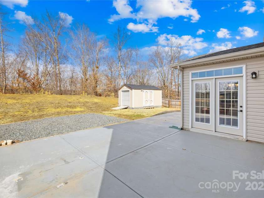 7405 Bosson Street, Concord, NC 28025.  MLS# CAR4218794, YatesRealty ID 5800. Patio