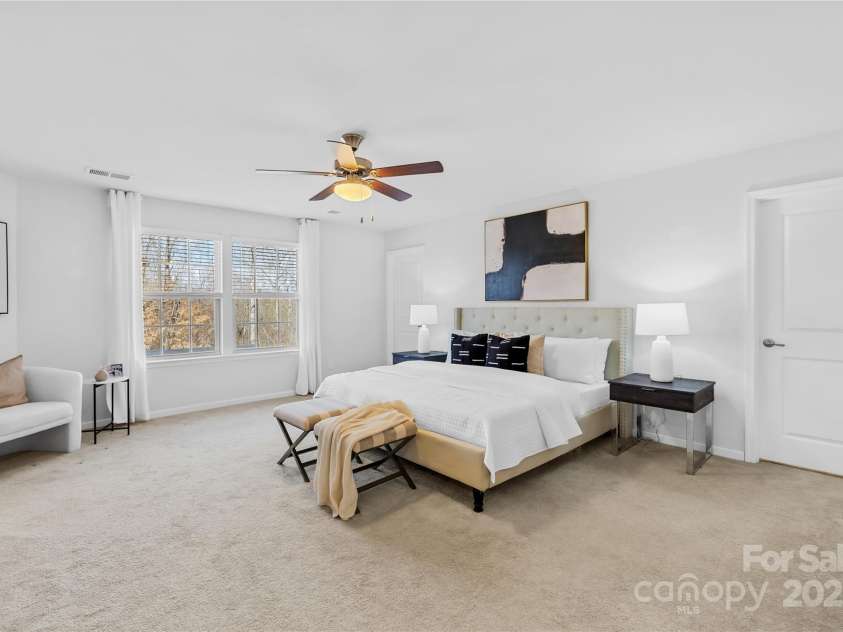 7405 Bosson Street, Concord, NC 28025.  MLS# CAR4218794, YatesRealty ID 5800. Primary bedroom