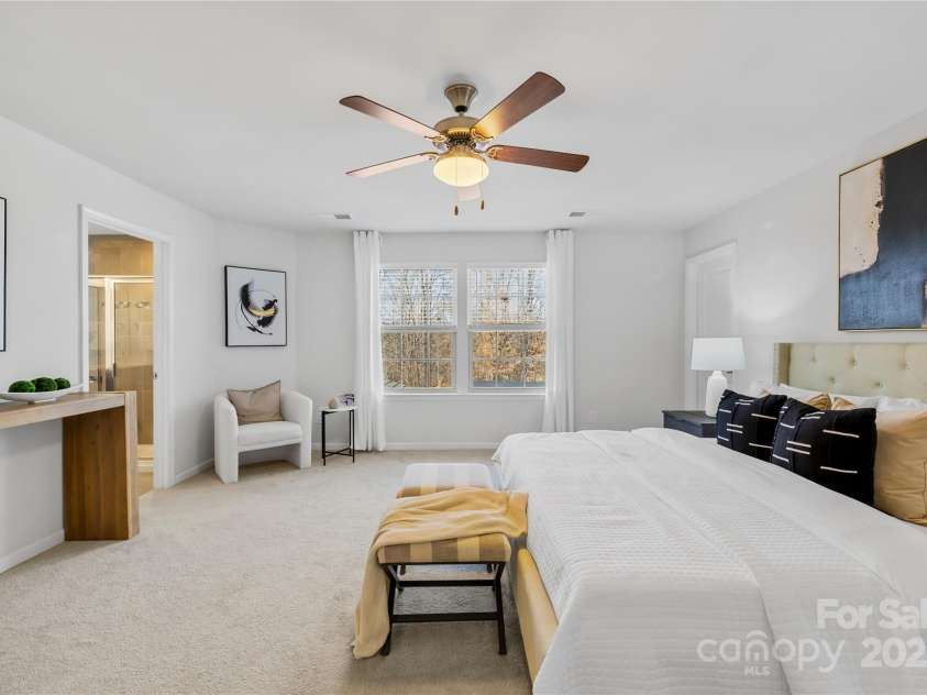 7405 Bosson Street, Concord, NC 28025.  MLS# CAR4218794, YatesRealty ID 5800. Primary bedroom