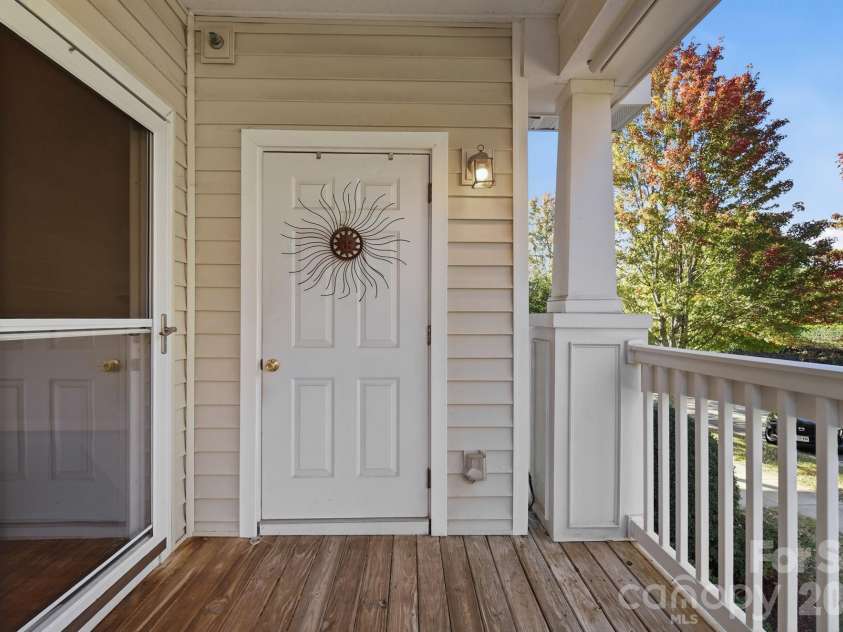 16752 Amberside Road, Cornelius, NC 28031.  MLS# CAR4435961, YatesRealty ID 58002. Balcony w/ Storage