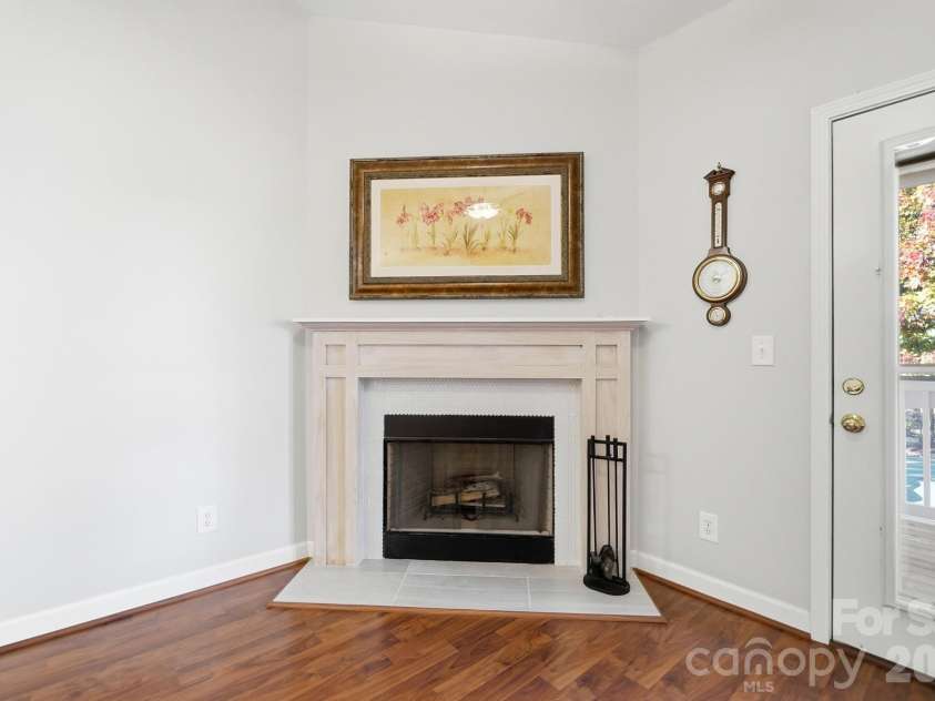 16752 Amberside Road, Cornelius, NC 28031.  MLS# CAR4435961, YatesRealty ID 58002. Wood Burning Fireplace