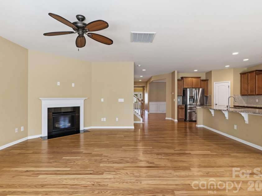 4043 Perth Road, Indian Land, SC 29707.  MLS# CAR4417678, YatesRealty ID 58040. Open great room with gas fireplace
