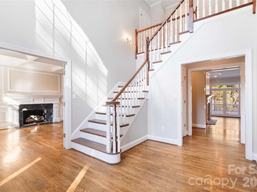 2812 Woodwind Court, Kannapolis, NC 28081.  MLS# CAR4341177, YatesRealty ID 58041. Main Stairs to Second Floor