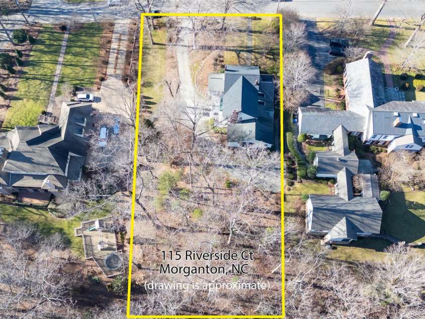 115 Riverside Court, Morganton, NC 28655.  MLS# CAR4220873, YatesRealty ID 5812. Approximate Lot Lines