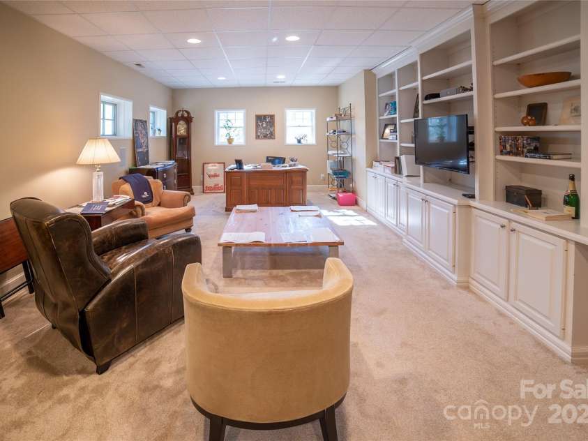 115 Riverside Court, Morganton, NC 28655.  MLS# CAR4220873, YatesRealty ID 5812. Basement Media Room