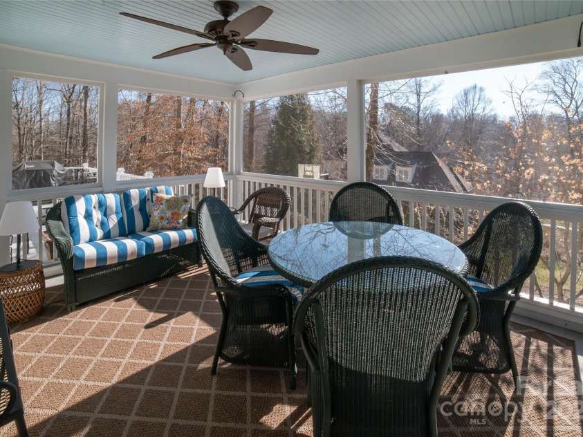 115 Riverside Court, Morganton, NC 28655.  MLS# CAR4220873, YatesRealty ID 5812. Screened Porch