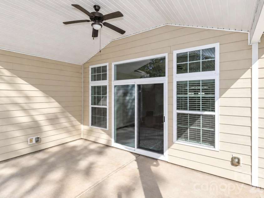 161 Blueview Road, Mooresville, NC 28117.  MLS# CAR4436304, YatesRealty ID 58130. Covered Back Porch