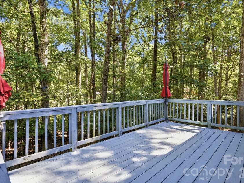 8610 Lochinvar Drive, Charlotte, NC 28227.  MLS# CAR4436249, YatesRealty ID 58132. Back Deck with Stunning Views