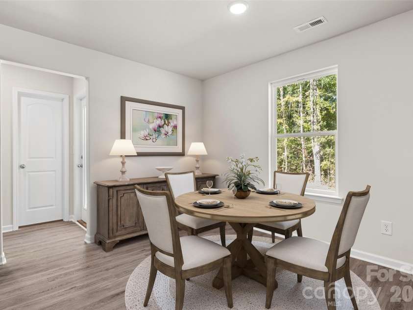 1699 Evans Drive, Lancaster, SC 29720.  MLS# CAR4437168, YatesRealty ID 58164. Dining area, virtually staged