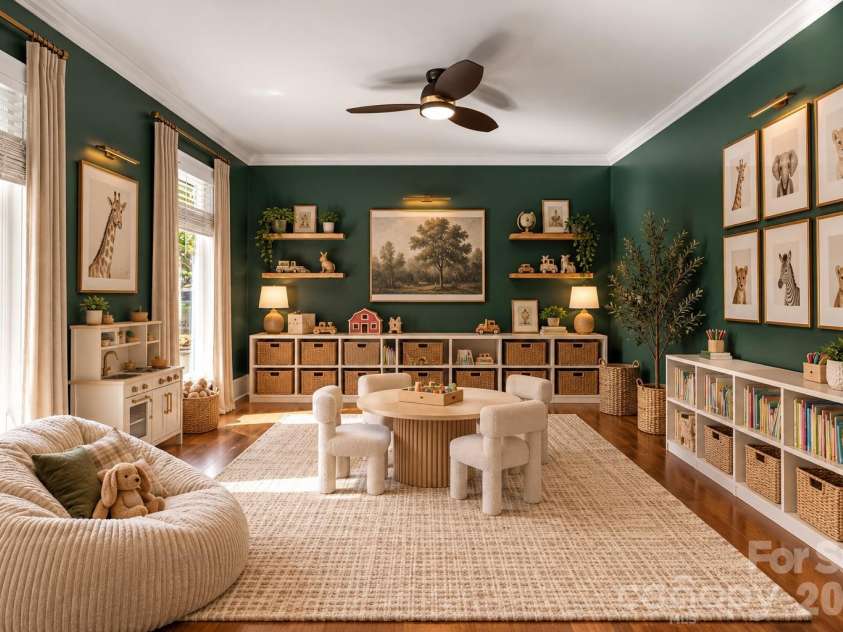 6 Catawba Ridge Court, Clover, SC 29710.  MLS# CAR4436158, YatesRealty ID 58191. Virtually staged playroom or office