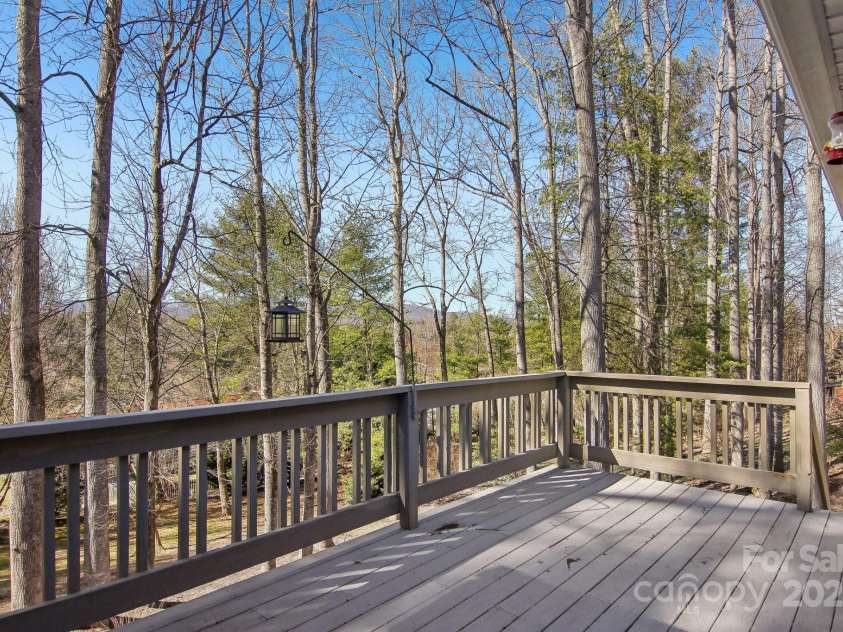 127 Kalmia Terrace Court, Hendersonville, NC 28739.  MLS# CAR4227852, YatesRealty ID 5821. Back Deck