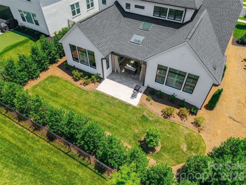 4031 Pritchard Place, Fort Mill, SC 29715.  MLS# CAR4391499, YatesRealty ID 5821. Aerial Backyard Right