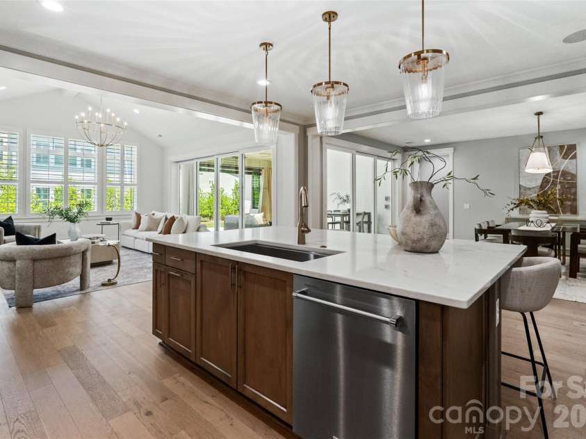 4031 Pritchard Place, Fort Mill, SC 29715.  MLS# CAR4391499, YatesRealty ID 5821. Living Space from Kitchen