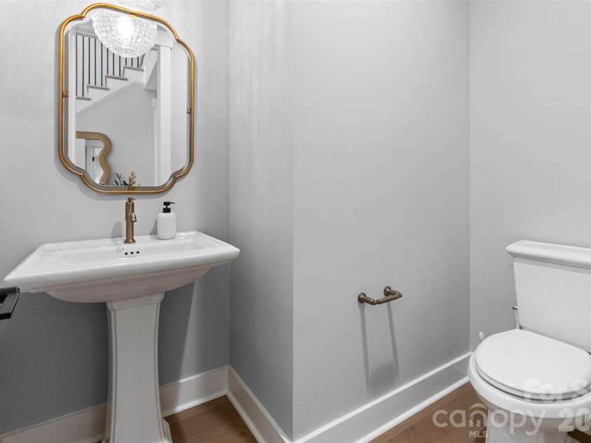 4031 Pritchard Place, Fort Mill, SC 29715.  MLS# CAR4391499, YatesRealty ID 5821. Powder room off Entryway