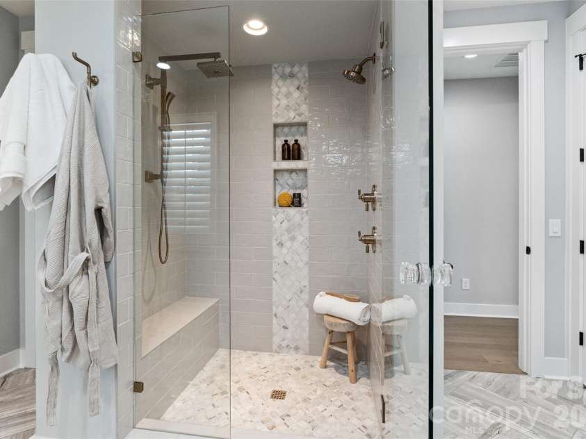 4031 Pritchard Place, Fort Mill, SC 29715.  MLS# CAR4391499, YatesRealty ID 5821. Spa Like Shower