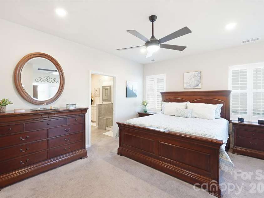 3162 Windhaven Lane, Tega Cay, SC 29708.  MLS# CAR4434420, YatesRealty ID 58210. Primary Suite Bedroom #1