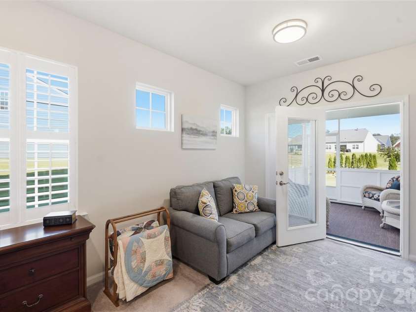 3162 Windhaven Lane, Tega Cay, SC 29708.  MLS# CAR4434420, YatesRealty ID 58210. Sitting area in primary