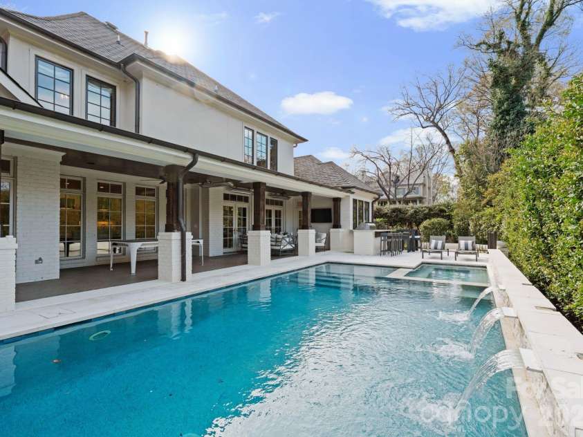 2043 Sharon Lane, Charlotte, NC 28211.  MLS# CAR4357556, YatesRealty ID 5822. Pool & Hot Tub 