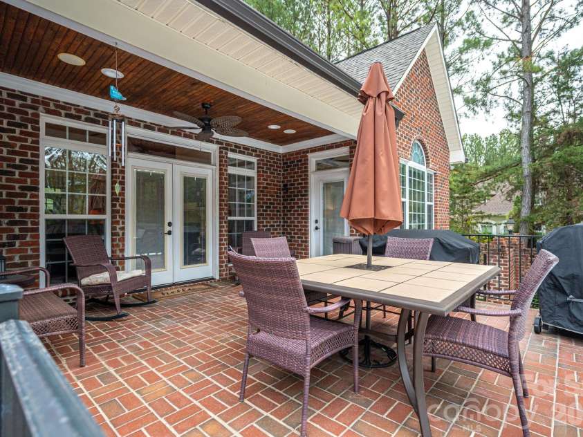 2750 Arbor Hills Drive, Lincolnton, NC 28092.  MLS# CAR4426870, YatesRealty ID 58224. Back Porch overlooking pool