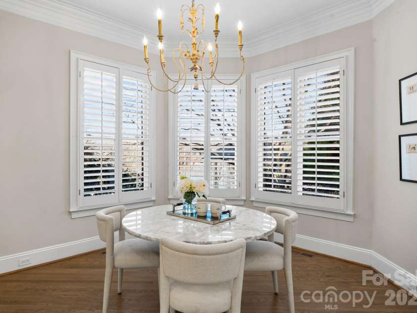 8721 Lake Challis Lane, Charlotte, NC 28226.  MLS# CAR4339803, YatesRealty ID 5823. Breakfast Area 
