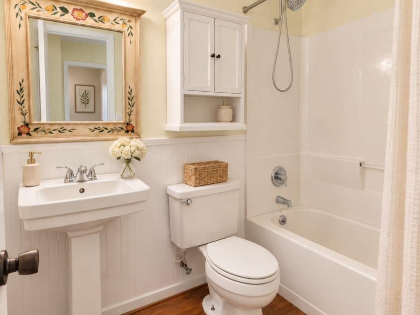 9501 Wood Beam Court, Mint Hill, NC 28227.  MLS# CAR4437243, YatesRealty ID 58237. Bathroom - virtually staged to better visualize the space