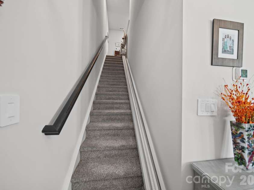 1712 Braemar Village Drive, Monroe, NC 28110.  MLS# CAR4433148, YatesRealty ID 58246. Stair Lift