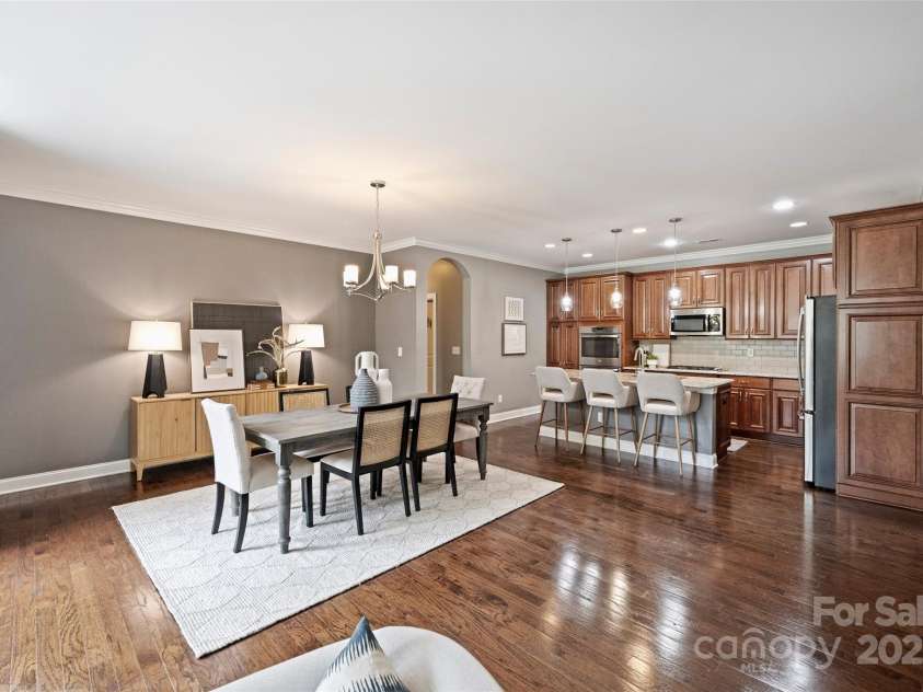1281 Restoration Drive, Waxhaw, NC 28173.  MLS# CAR4274527, YatesRealty ID 5825. Head on into the Dining Area