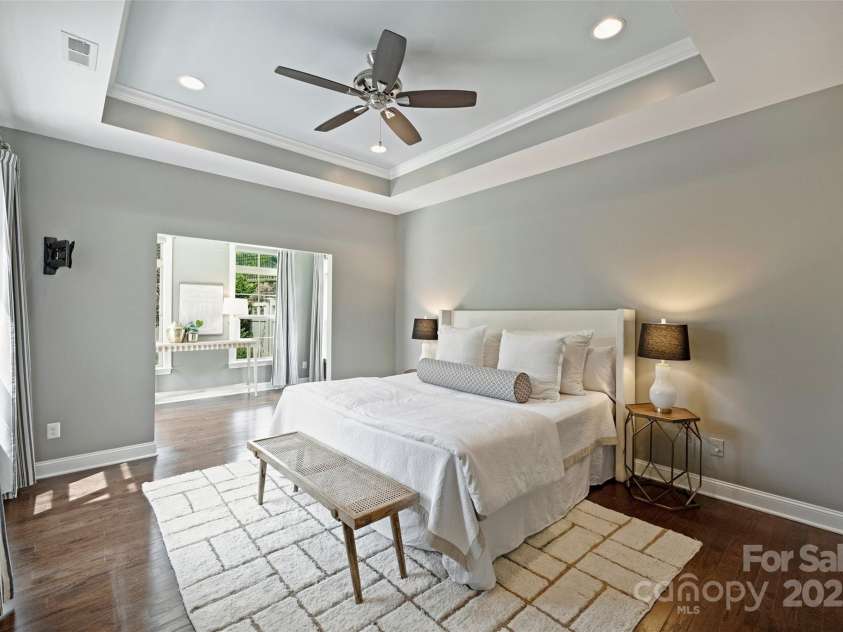 1281 Restoration Drive, Waxhaw, NC 28173.  MLS# CAR4274527, YatesRealty ID 5825. Primary Bedroom with tray ceiling