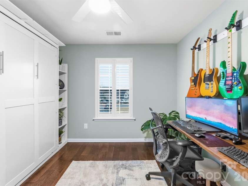 1230 Hideaway Gulch Drive, Fort Mill, SC 29715.  MLS# CAR4349933, YatesRealty ID 5827. Bedroom #3 (murphy bed does not convey)