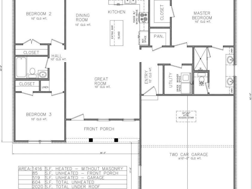 4000 Hoke Street, Claremont, NC 28610.  MLS# CAR4325684, YatesRealty ID 5829. Floor plan